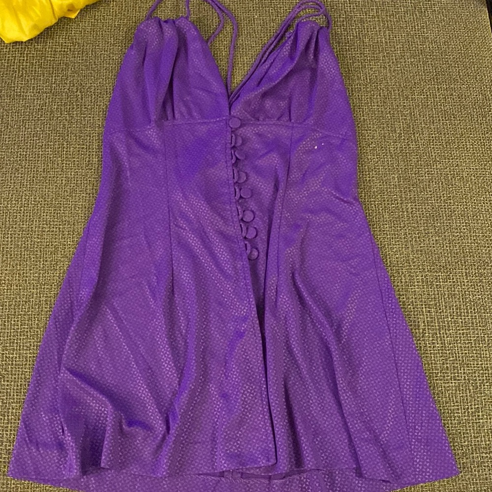 Vintage Fredericks of Hollywood Halter Mini Dress/Top
